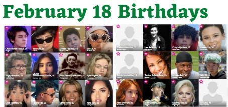 famous feb 18 birthdays|february 18th birthday celebrations.